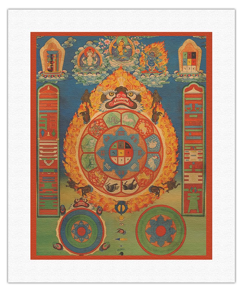 Amazon.co.jp: Srid Pa Hoの占星術曼荼羅-保護タリスマン